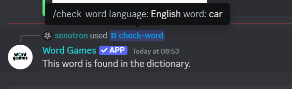 Word Info